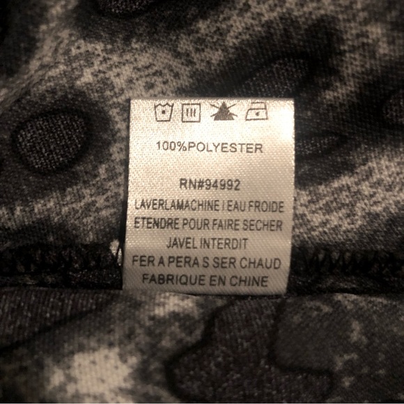 Patrizia Luca Milano Animal Print Notch V Neck Hi Low Blouse, L NWT - Picture 9 of 9